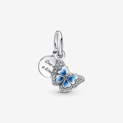 Pandora Perle de verre Femme BLUE BUTTERFLY