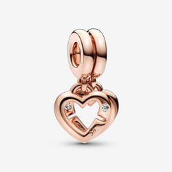 Pandora Perle de verre Femme LINKED SISTER HEARTS