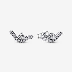 PANDORA Boucles d'oreilles Argenté