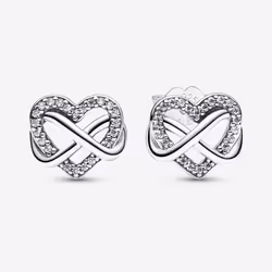 PANDORA Boucles d'oreilles Transparent
