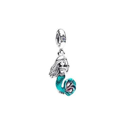 Charm Pendant - PANDORA - Ariel Disney La Petite Sirène - Argent - Multicolore - Femme
