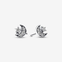 PANDORA Boucles d'oreilles Transparent