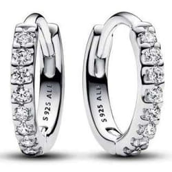 Pandora 293015C01 boucle d'oreille Boucles d'oreilles créoles Argent sterling Argent