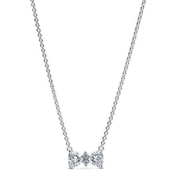 Pendentif Collier Femme - PANDORA - 393509C01-45 - Argent 925/1000 - Zirconia Cubique - Maille Ancre