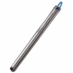 Description générale Pompe immergée SQ 2-70 de la marque Grundfos, conçue pour l'acheminement d'eau domestique dans de petits ...