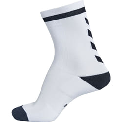 Chaussettes - HUMMEL - Elite Indoor Sock Low - Blanc et Noir - Anti-bactérien - Séchage rapide
