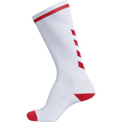 Chaussettes - HUMMEL - elite indoor high - Blanc/rouge - Mixte - Régulier