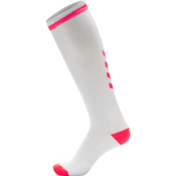 Chaussettes - Hummel - Elite Indoor High - Blanc/Rose - Mixte - Régulier