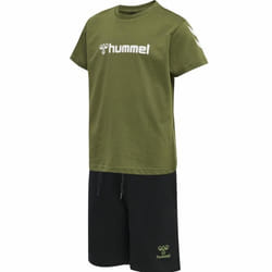 Ensemble short enfant Hummel HmINovet - vert kaki - 12 ans