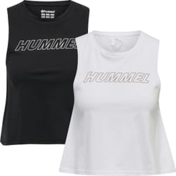 Débardeurs crop coton femme Hummel TE Cali (x2)