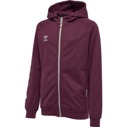 Sweatshirt à capuche zippé coton enfant Hummel Move Grid
