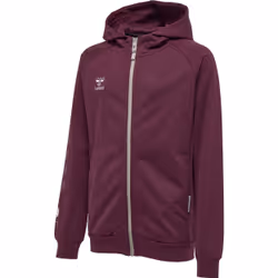 Sweatshirt à capuche zippé coton enfant Hummel Move Grid