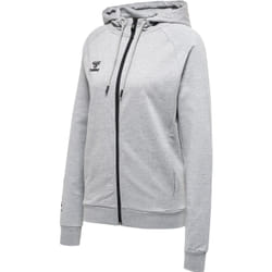 Sweatshirt à capuche zippé coton femme Hummel Move Grid