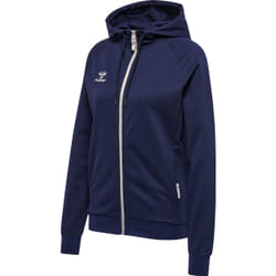 Sweatshirt à capuche zippé coton femme Hummel Move Grid