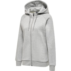 Sweatshirt à capuche zippé femme Hummel red Heavy