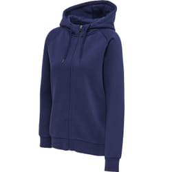 Sweatshirt à capuche zippé femme Hummel red Heavy