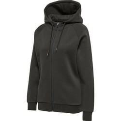 Sweatshirt à capuche zippé femme Hummel red Heavy