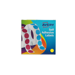 Avery 24-508 autocollant décoratif Papier Jaune 1120 pièce(s)