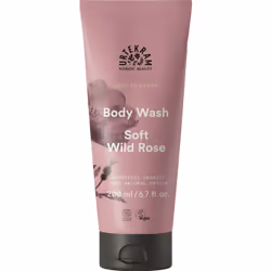 Urtekram Soft Wild Rose, Gel douche, 200 ml, Adultes, Femmes, Corps, Tous types de peau