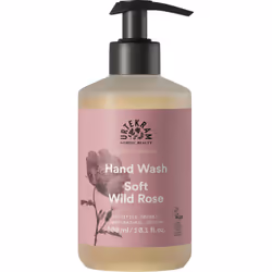 Urtekram Soft Wild Rose, Mains, Savon liquide, Flacon pompe, Hydratant, Fleur d'oranger, 300 ml