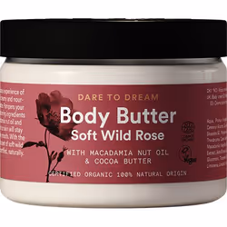 Urtekram Soft Wild Rose, Beurre, Femmes, Lissage, Adoucissant, Tous types de peau, 150 ml, Beurre de cacao, Huile de macadami ...