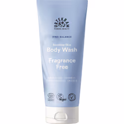 Urtekram Fragrance Free Body Wash, Gel douche, 200 ml, Adultes, Femmes, Corps, Peau sensible
