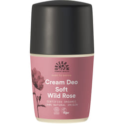 Urtekram Soft Wild Rose Cream Deo Femmes Déodorant roll-on 50ml