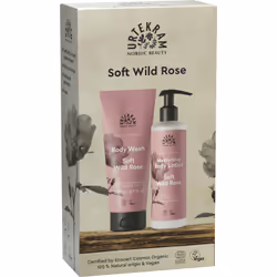 Urtekram 1001144, Femmes, Peau sèche, Peau normale, Rose, 245 ml, 200 ml, 2 pièce(s)