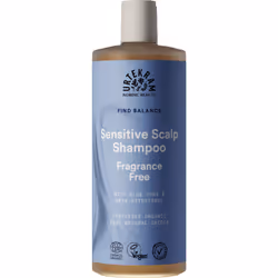 Urtekram Fragrance Free Sensitive Scalp, 500 ml, Shampoing, Femmes, Cheveux sensibles, Hydratant, Brillant, Adoucissant, Bout ...