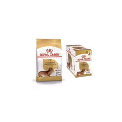 Royal Canin - Nourriture hiro pour chiens adultes Teckel 12 enveloppes x 85 gr + saco 1,5 kg