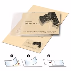 Biella 510109, Transparent, Rectangle, Permanent