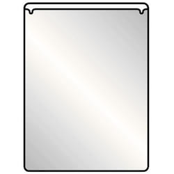 Biella 510090 étiquette auto-collante Rectangle Permanent Transparent