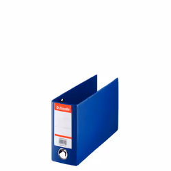 Esselte Classeurs pour virements en plastique, A5, Plastique, Bleu, Bleu, 8 cm, Foie