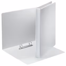 Esselte Panorama, A4, Anneau rond, Présentation, Carton, Blanc, Blanc
