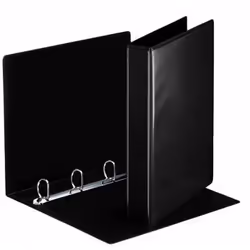 Esselte Panoramaringma, Anneau en D, Présentation, Carton, Noir, Noir, 3 cm