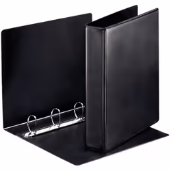 Esselte 49763, A4, Anneau en D, Rangement, Noir, Noir, 400 feuilles