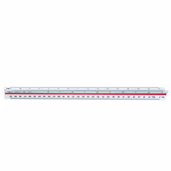 Linex 311, Règle graduée, Plastique, Vert, Rouge, Blanc, cm, mm, 300 mm