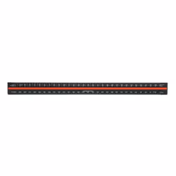 Linex 382, Règle graduée, Aluminium, Noir, Rouge, cm, mm, 300 mm, 1 pièce(s)