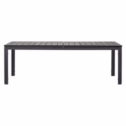Schou Outfit Willy table de jardin Noir Forme rectangulaire