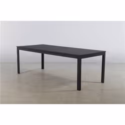 Schou Outfit Willy table de jardin Noir Forme rectangulaire