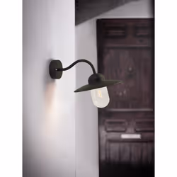Nordlux Luxembourg Éclairage de mural/de plafond extérieur E27 60 W Noir