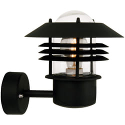Nordlux - Applique murale vejers Up Métal Noir, H.23 - IP54 - E27 / Extérieur