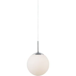 Nordlux - Suspension cafe 15 Verrerie Opale, H.29 - IP20 - E27 / Intérieur