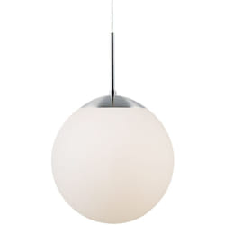 Nordlux - Suspension cafe 30 Verrerie Opale, H.44 - IP20 - E27 / Intérieur