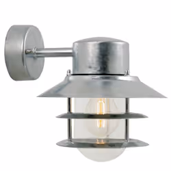 Nordlux Blokhus, Surface, Ovale, 1 ampoule(s), E27, IP54, Acier