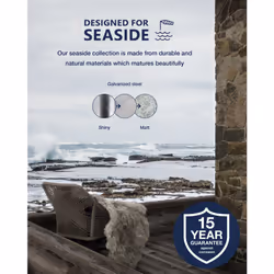 Nordlux Blokhus Acier Adapté à une utilisation extérieure E27 60 W