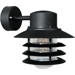 Applique murale vejers Down Métal Noir, H.23 - IP54 - E27 / Nordlux Extérieur