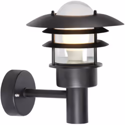 L'applique murale Lønstrup de Nordlux est une lampe au design classique et simple, idéale pour tous les environnements extéri ...