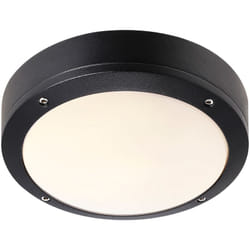 Plafonnier desi 22 Aluminium Noir, H.22.3 - IP44 - E27 / Nordlux Extérieur