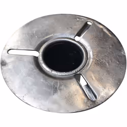Base pour lampes de jardin en acier galvanisé qui résiste à toutes les conditions climatiques. Fabriquée en acier galvanisé d ...